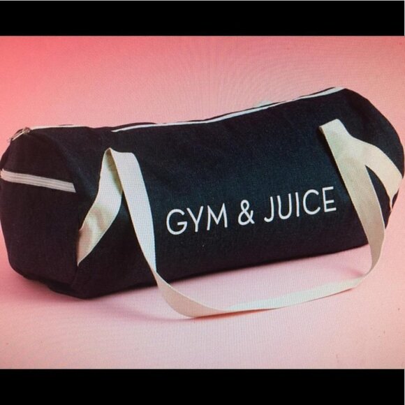 🛒 $8 - Gym & Juice Private Party Gym Bag fabfitfun - Picture 2 of 2